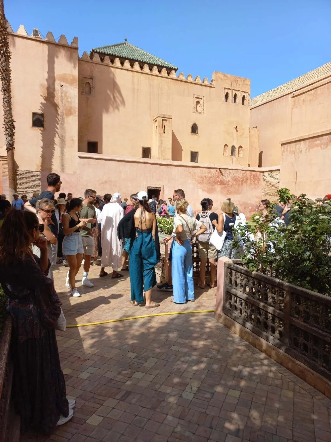 Patio del Palacio de la Bahía en Marrakech